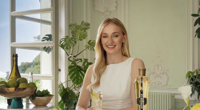 Sophie Turner Celebrates St Germain Hugo Spritz as the ultimate cocktail this Summer